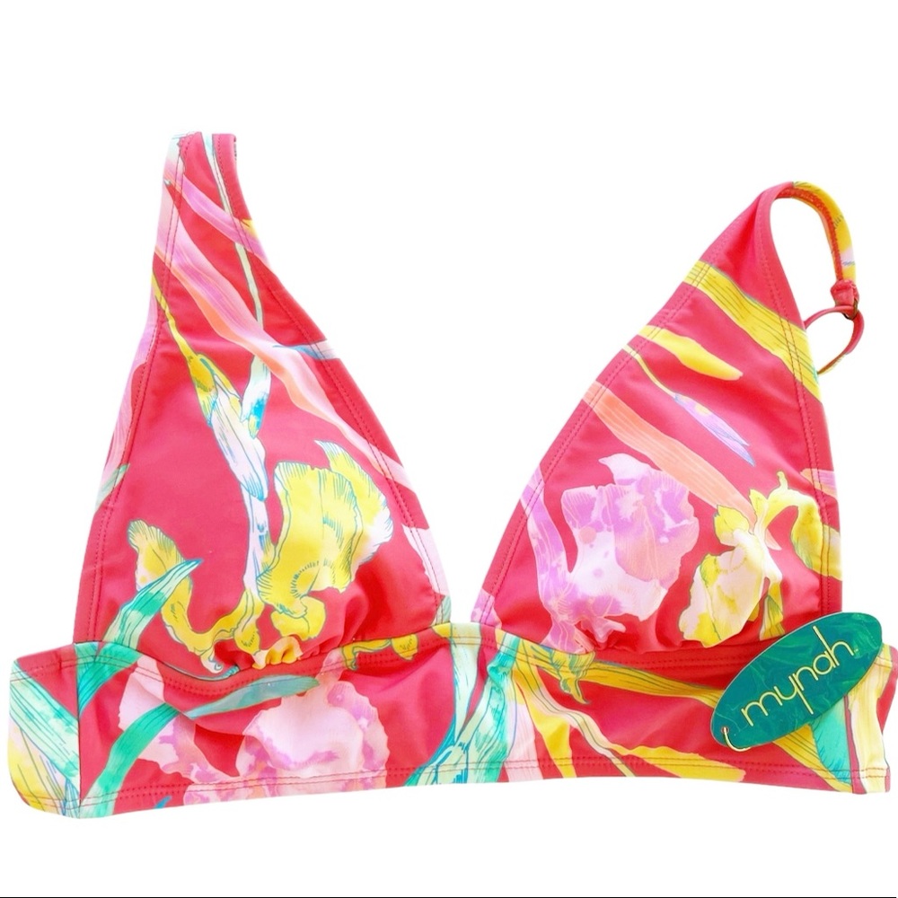 Mynuh Bikini Swimsuit Top Size Medium NWT